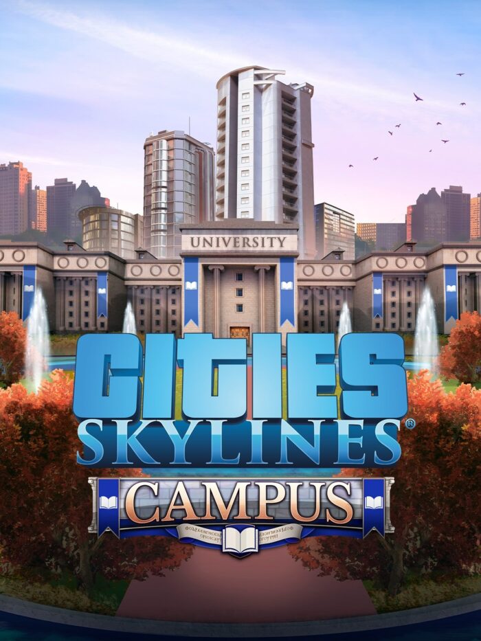 CITIES SKYLINES CAMPUS PC COVER - GameKeyShop.fi