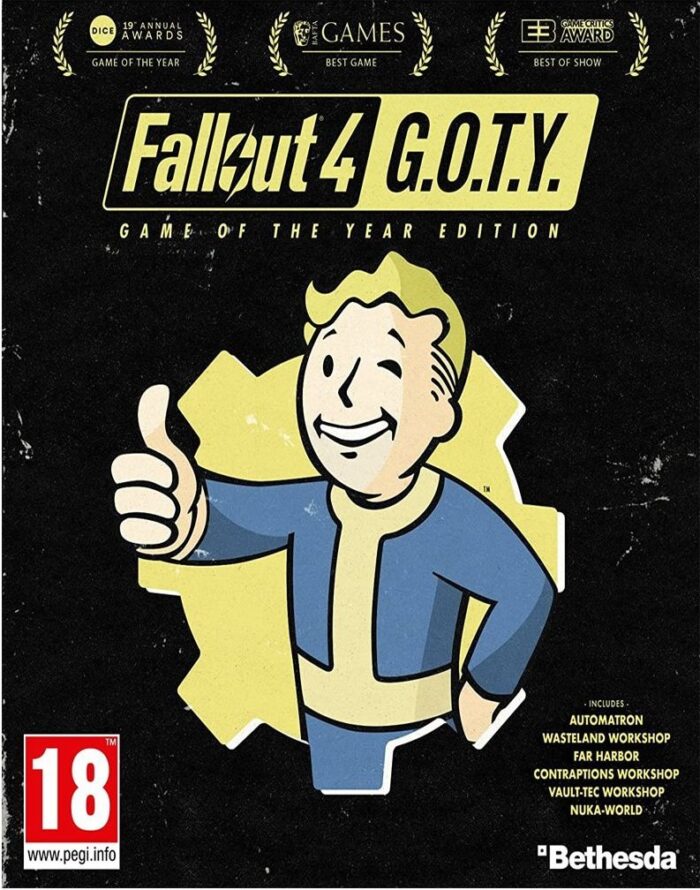Fallout4GOTY PC COVER - GameKeyShop.fi
