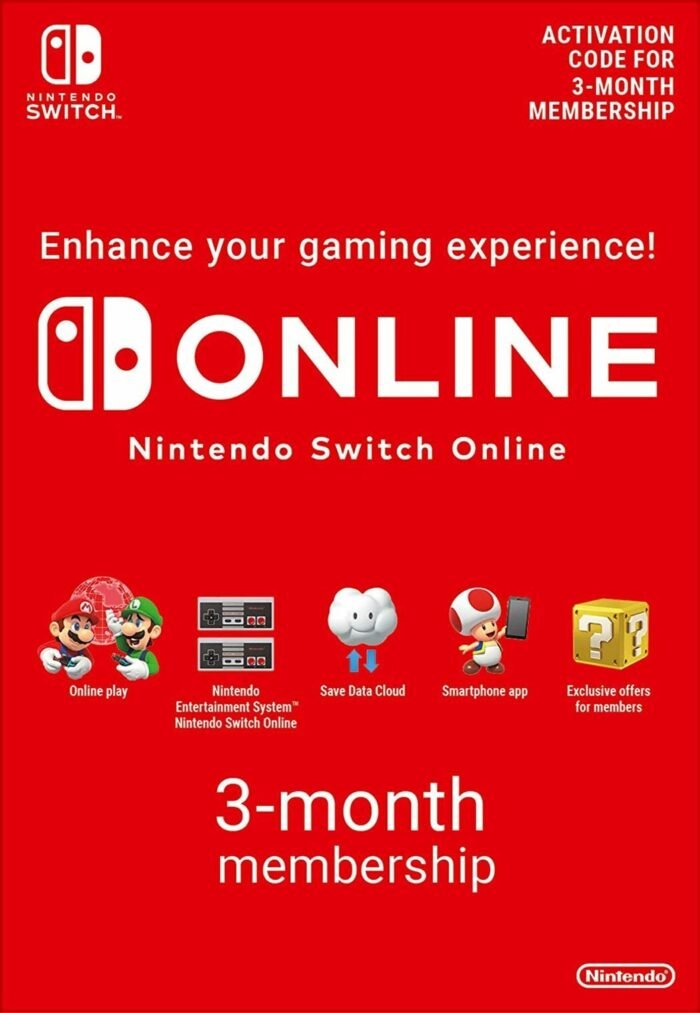 Nintendo Switch Online Membership 3 months - GameKeyShop.fi