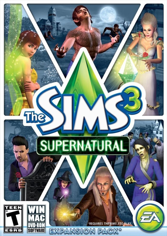 TheSims3 Supernatural COVER - GameKeyShop.fi