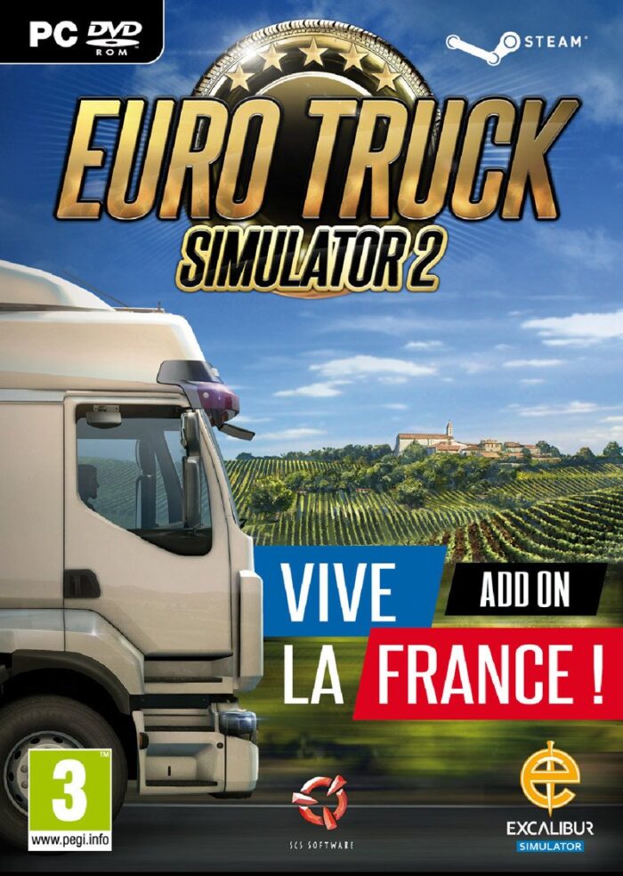 euro truck simulator 2 vive la france cover original - GameKeyShop.fi