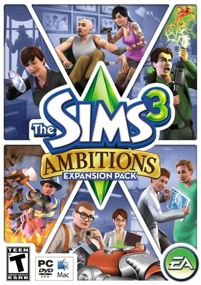 the sims 3 ambitions cover original - GameKeyShop.fi