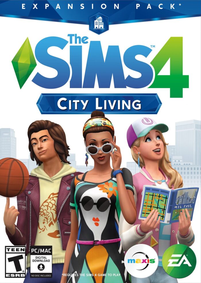 the sims 4 city living cover original scaled 1 - GameKeyShop.fi